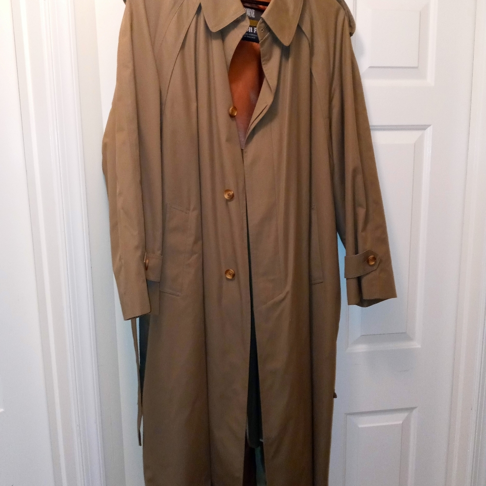 London Fog Tan Trench Coat